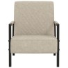 Fauteuil Gris clair Similicuir 