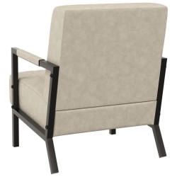 Fauteuil Gris clair Similicuir 