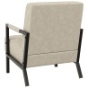 Fauteuil Gris clair Similicuir 