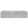 Cadre de lit sans matelas sonoma gris 140x190 cm 