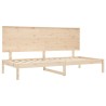Lit de jour sans matelas 90x200 cm bois de pin massif 