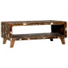 Table Basse 90x50x35 cm Bois de Récup Solide 