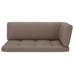 Canapé d'angle palette de jardin marron miel bois pin imprégné 