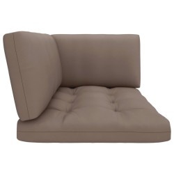 Canapé d'angle palette de jardin marron miel bois pin imprégné 