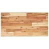 Dessus de table rectangulaire 80x40x2 cm bois massif d'acacia 