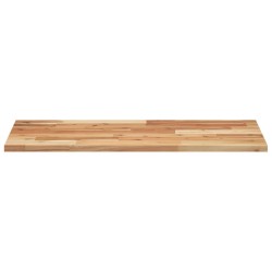 Dessus de table rectangulaire 80x40x2 cm bois massif d'acacia 