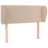 Tête de lit avec oreilles Cappuccino 83x23x78/88 cm Similicuir 