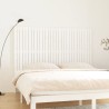 Tête de lit murale Blanc 185x3x110 cm Bois massif de pin 