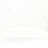 Tête de lit murale Blanc 185x3x110 cm Bois massif de pin 