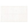 Tête de lit murale Blanc 185x3x110 cm Bois massif de pin 