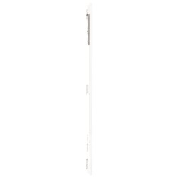Tête de lit murale Blanc 185x3x110 cm Bois massif de pin 