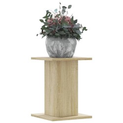 Supports pour plantes 2 pcs chêne sonoma bois d'ingénierie 