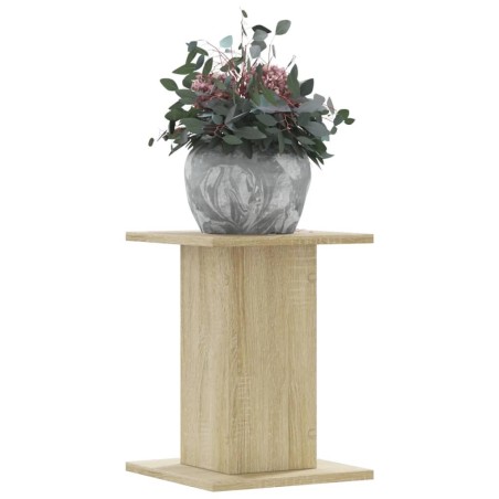 Supports pour plantes 2 pcs chêne sonoma bois d'ingénierie 