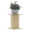 Supports pour plantes 2 pcs chêne sonoma bois d'ingénierie 
