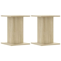 Supports pour plantes 2 pcs chêne sonoma bois d'ingénierie 