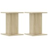 Supports pour plantes 2 pcs chêne sonoma bois d'ingénierie 