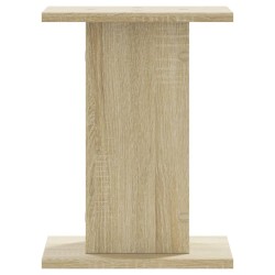 Supports pour plantes 2 pcs chêne sonoma bois d'ingénierie 