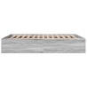 Cadre de lit sans matelas sonoma gris 150x200 cm 