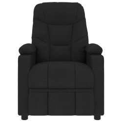 Fauteuil inclinable Noir Tissu 