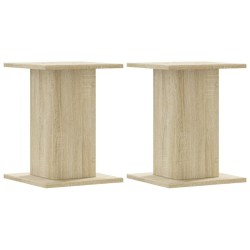 Supports de haut-parleurs 2 pcs chêne sonoma bois d'ingénierie 