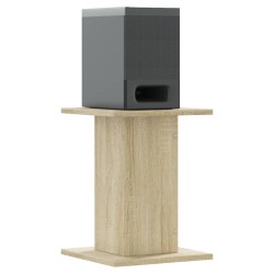 Supports de haut-parleurs 2 pcs chêne sonoma bois d'ingénierie 