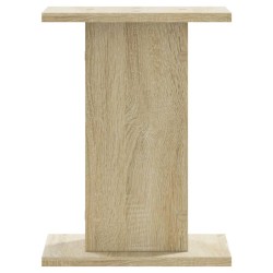 Supports de haut-parleurs 2 pcs chêne sonoma bois d'ingénierie 