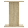 Supports de haut-parleurs 2 pcs chêne sonoma bois d'ingénierie 