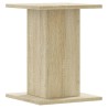 Supports de haut-parleurs 2 pcs chêne sonoma bois d'ingénierie 
