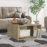 Tables basses 4 pcs chêne Sonoma 33x33x33 cm bois d'ingénierie 