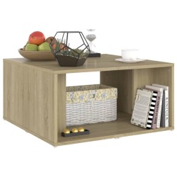 Tables basses 4 pcs chêne Sonoma 33x33x33 cm bois d'ingénierie 