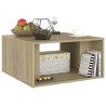 Tables basses 4 pcs chêne Sonoma 33x33x33 cm bois d'ingénierie 
