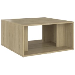 Tables basses 4 pcs chêne Sonoma 33x33x33 cm bois d'ingénierie 