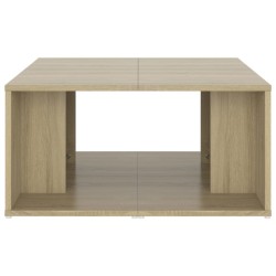 Tables basses 4 pcs chêne Sonoma 33x33x33 cm bois d'ingénierie 