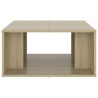Tables basses 4 pcs chêne Sonoma 33x33x33 cm bois d'ingénierie 