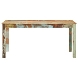 Table de salle à manger Bois de récupération solide 160x80x76cm 