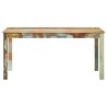 Table de salle à manger Bois de récupération solide 160x80x76cm 