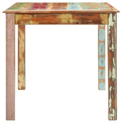 Table de salle à manger Bois de récupération solide 160x80x76cm 