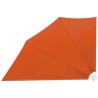 Auvent latéral pliable de balcon Terre cuite 160x240 cm  
