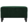 Banc Vert foncé 70x35x41 cm Velours 