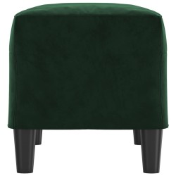 Banc Vert foncé 70x35x41 cm Velours 