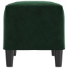 Banc Vert foncé 70x35x41 cm Velours 
