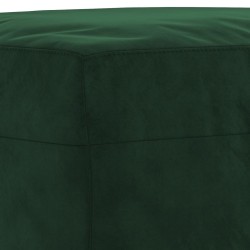 Banc Vert foncé 70x35x41 cm Velours 