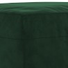 Banc Vert foncé 70x35x41 cm Velours 