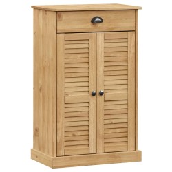 Armoire à chaussures VIGO 60x35x96 cm bois massif de pin 