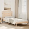 Cadre de lit extra long sans matelas 100x210 cm bois massif 