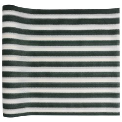 Filet brise-vue vert et blanc 1,5x50 m PEHD 75 g/m² 