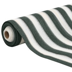 Filet brise-vue vert et blanc 1,5x50 m PEHD 75 g/m² 