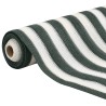 Filet brise-vue vert et blanc 1,5x50 m PEHD 75 g/m² 