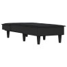 Chaise longue noir tissu 