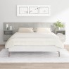 Tête de lit avec armoires Gris béton Bois d'ingénierie 